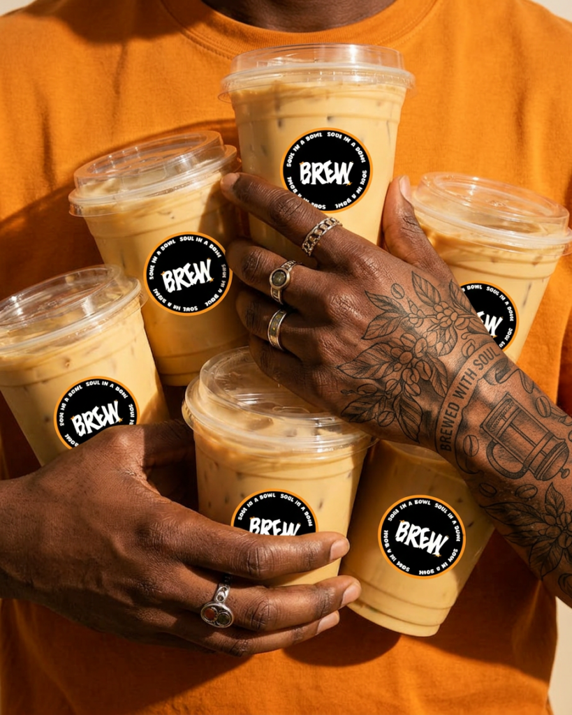 Brew/ Sticker Branding Design